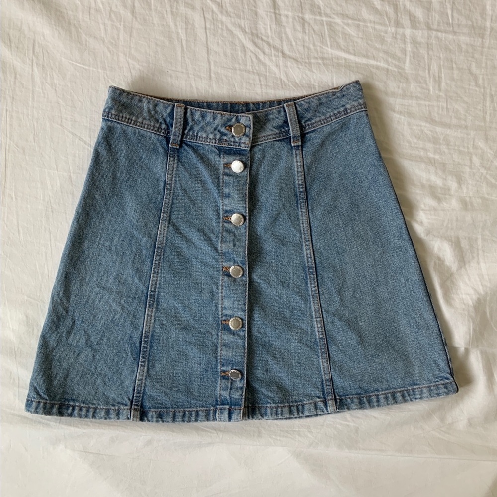 Blue Denim Skirt